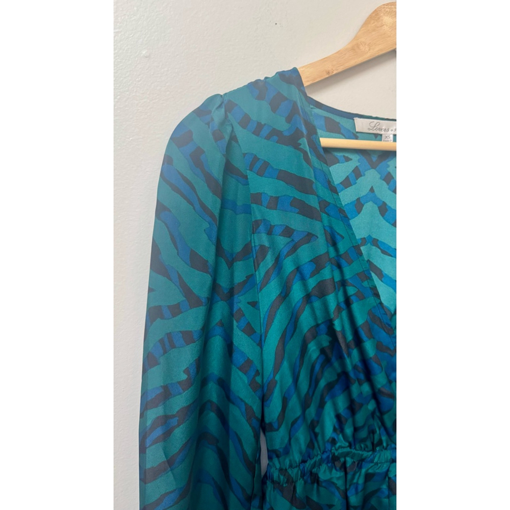 Lovers + Friends Abstract Print Long Sleeve Romper (XS) - Picture 8 of 13